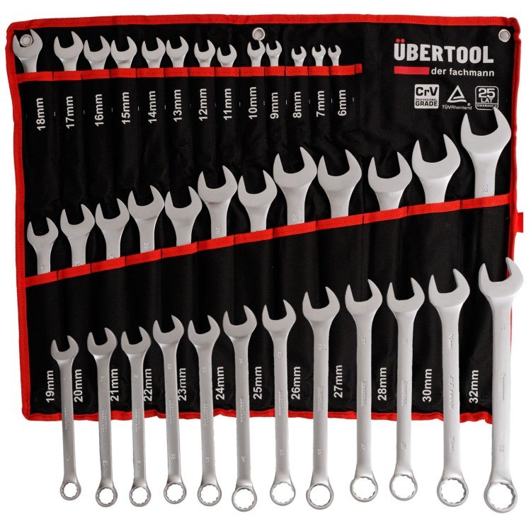 Sada 25 vidlicových kľúčov el. 6 MM - 32 MM