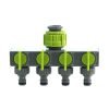 4-cestný záhradný rozdeľovač 1" 3/4" 1/2"