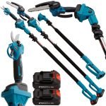 AKUMULAČNÉ REŤAZOVÉ PÍLY NA VÝLOŽNÍKU 2xAKU