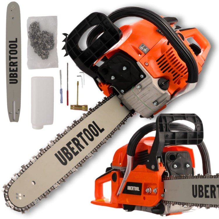 Benzínová píla Reťazová píla Vysokovýkonná 5,9 HP 2x Vodiaca píla