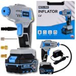 akkus autós kompresszor szett 100 psi 20 V