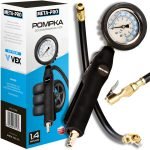 Kerékfúvató pisztoly manométerrel 16 bar 230 psi