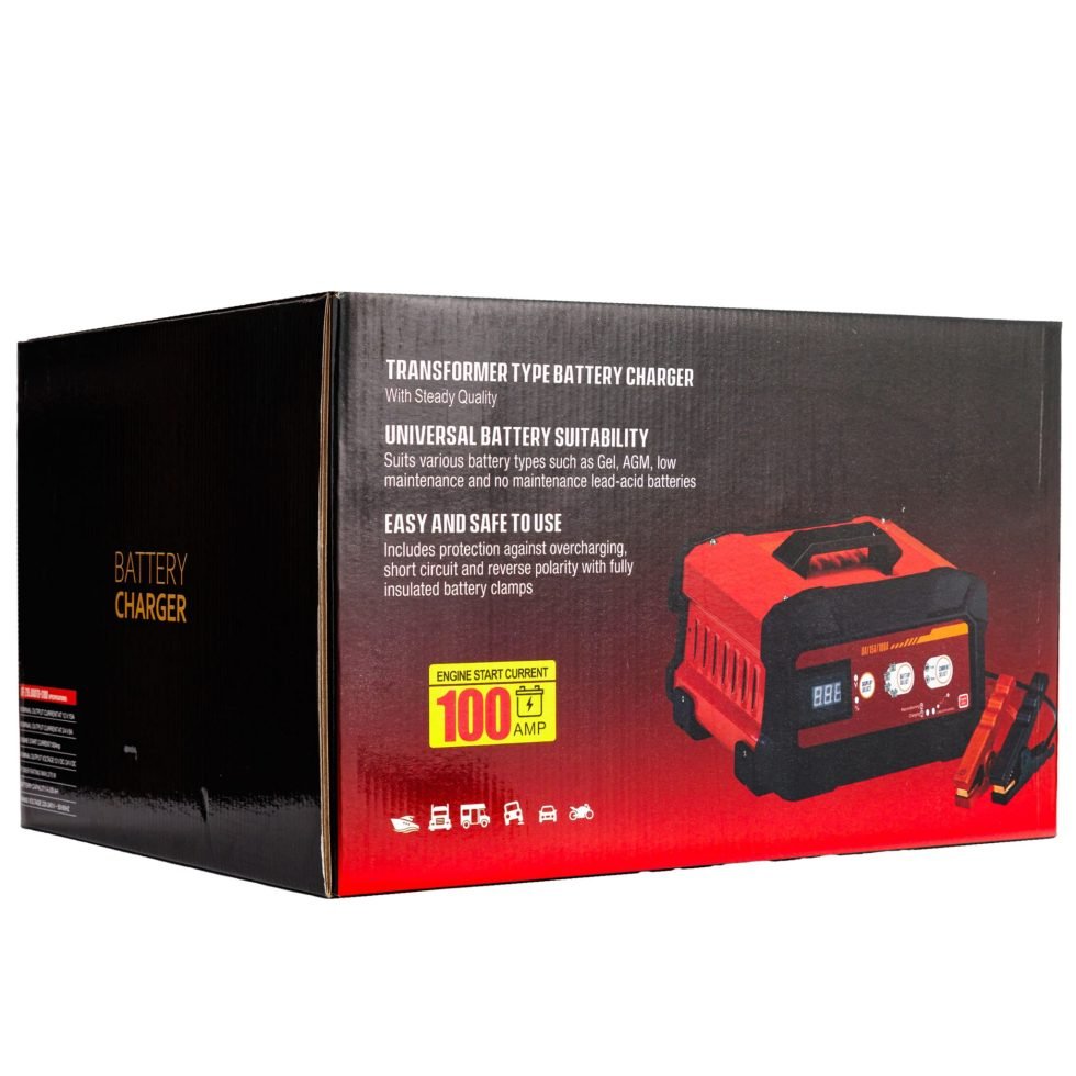 Akkumulátortöltő és Bikázó 8A / 15A / 100A