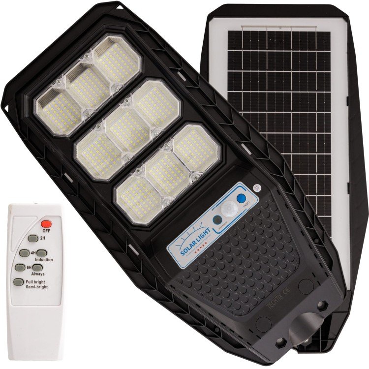 SOLÁRNE LED VONKAJŠIE POULIČNÉ LAMPY SO SENZOROM POHYBU A SÚMRAKU