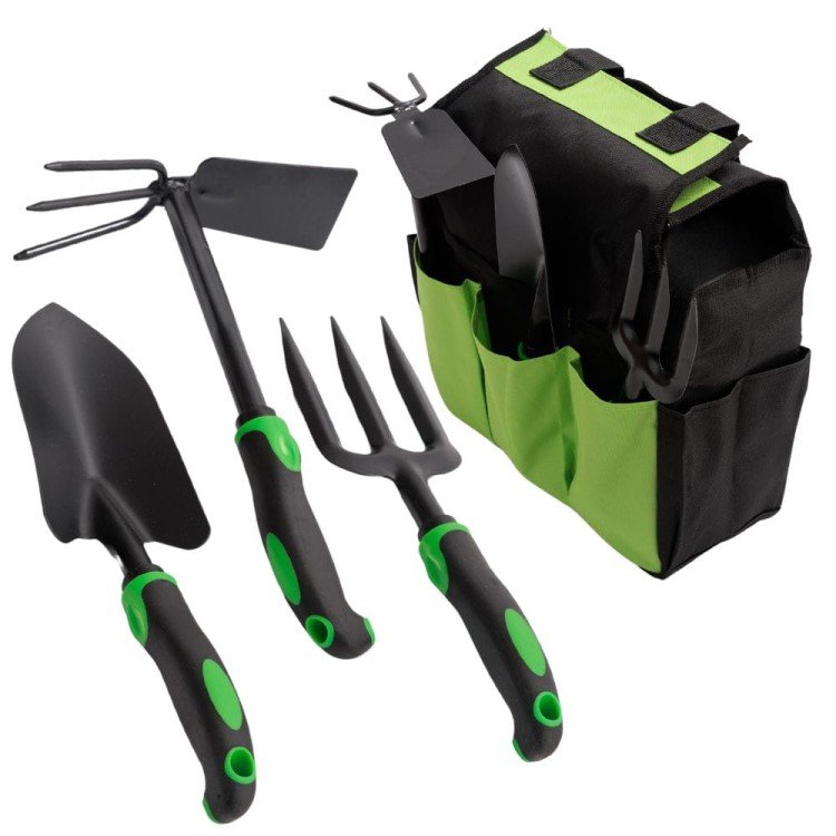 Sada záhradného náradia + 4 elektrické tašky