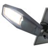 Solárne vonkajšie LED svietidlo s výkonom 600 W, IP67, prémiové, s výkonom 1200 W, SMD