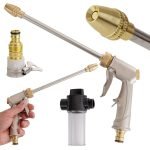 Záhradný zavlažovač s nastaviteľným tlakom, pištoľ 31x15 cm