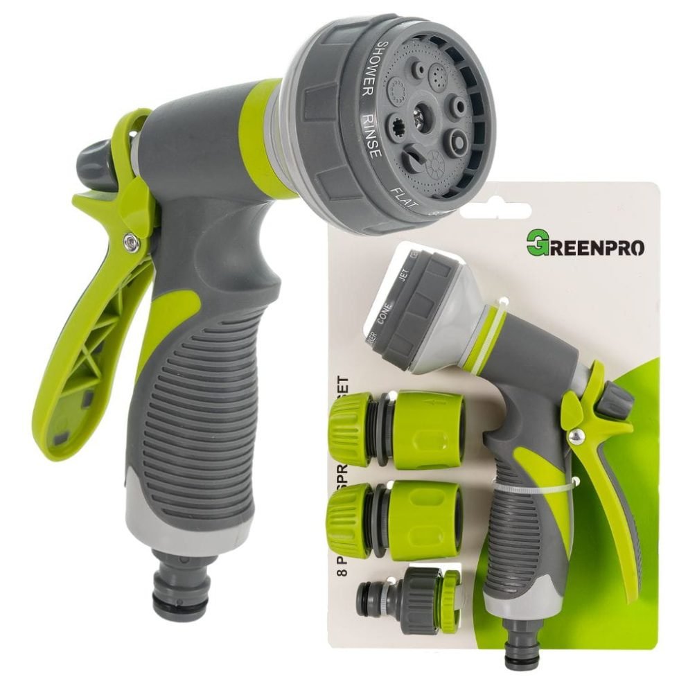 Multifunkčná záhradná pištoľ s 8 režimami