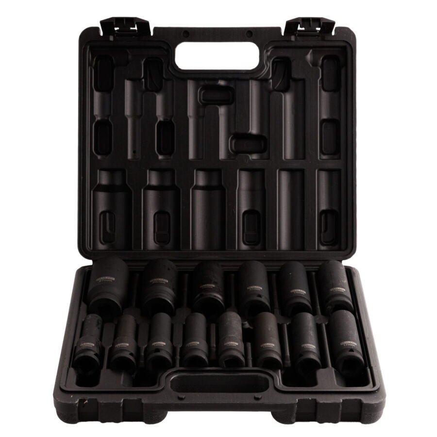 Gépi dugókulcs készlet 1/2" 14 részes (10-27 mm)